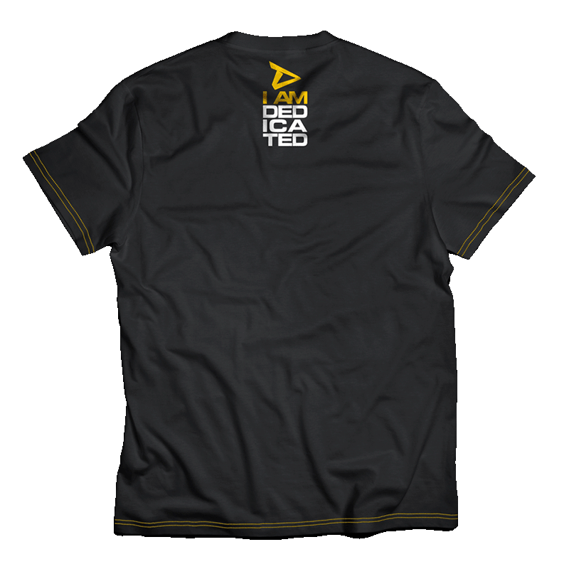 Dedicated T-Shirt Black D Logo Back