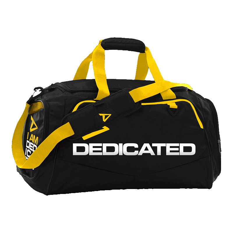 Premium Gym Bag by Dedicated Nutrition Durable and Water Resistant
