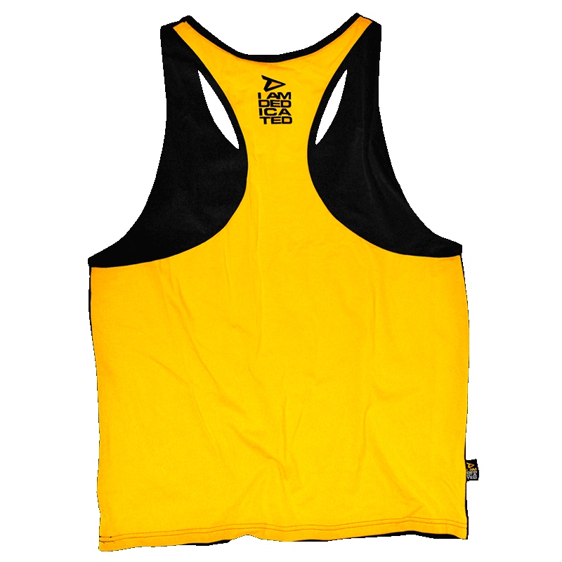 Dedicated Stringer (Yellow Back) Dedicated Logo Back