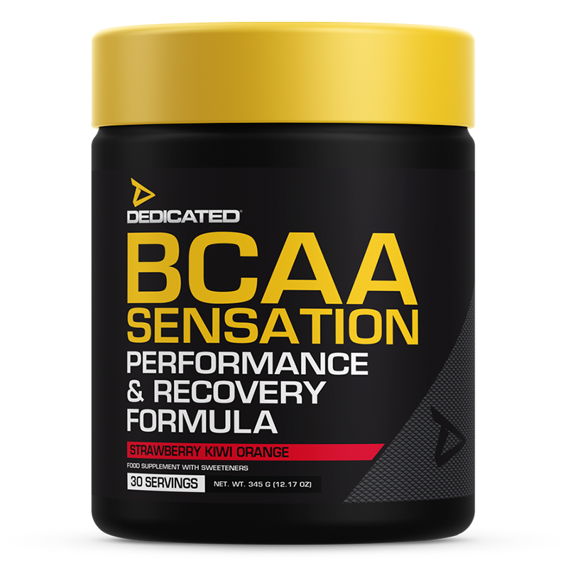 Dedicated BCAA Sensation Strawberry Kiwi Orange Flavour