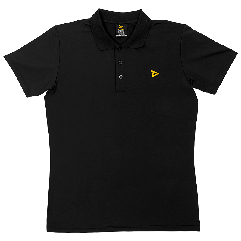 Dedicated Nutrition Dry-Fit Black Polo